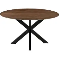 Label51 Otis Eetkamertafel - Bruin - Hout - 140 cm - Rond