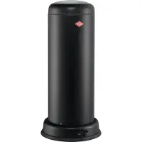 Wesco Big Baseboy Prullenbak met Soft Close | 30 Liter | Metaal - Matzwart | Pedaalemmer
