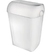 Plastiqline kunststof afvalbak voor wandmontage or vrijst...