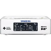 Sangean DCR-89+, Persoonlijk apparaat, Analoog en digitaal, DAB+, FM, 8 ohm, LCD-scherm, Wit