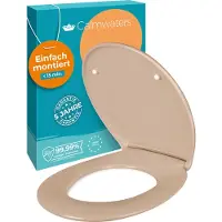 Calmwaters Original - WC-bril - Bahamabeige - Duroplast - Softclose - Afneembaar