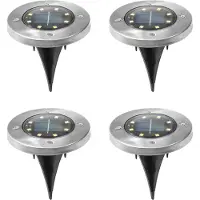 Huismerk Premium LED-Plafondlamp Op Zonne Energie Set - 4 Stuks