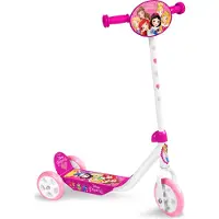 Jokomisiada Princess 3-wiel kinderstep meisjes vrijloop wit/roze