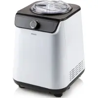 Primo Pr401im Roomijsmachine Met Compressor - 1,2l -Wit/zwart