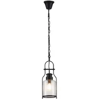LINDBY Hanglampe , Rozalie, dimbare, Zwart, Gang / Hal, Metaal, Vintage / Retro