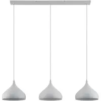 LINDBY Hanglampe , Elamira, dimbare, Wit, Woonkamer, Metaal, Modern