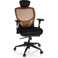 Hjh OFFICE VENUS BASE - High end bureaustoel Oranje / Zwart