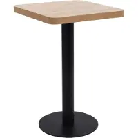 Prolenta Maison Exclusive - Bistrotafel, lichtbruin, 50x50 cm, MDF