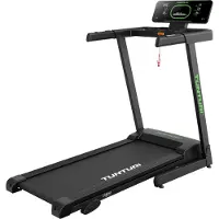 Tunturi Cardio Fit T30 Loopband - Hardloopband met bluetooth - Wandelband - 23 programma's - Inklapbaar - Walking pad - Compact - 0,8 tot 14,0 km/u - EU veiligheid gecertificeerd - Incl Gratis app