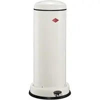 Wesco Big Baseboy Prullenbak met Soft Close | 30 Liter | Metaal - Mat zand | Pedaalemmer