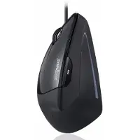 Perixx Perimice-513L Ergonomische muis USB Optisch Zwart 5 Toetsen 2000 dpi Ergonomisch
