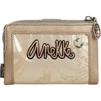 Anekke portemonnee Real Intentions Flexible RFID Wallet Multicolor Taupe