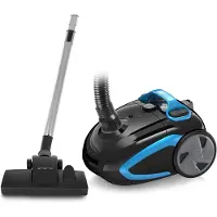 Emerio Stofzuiger met Zak - 2,5 Liter - HEPA10 Filter - Snoerlengte 5m - 800W - VE-112682.8 - Vacuum Cleaner Zwart / Blauw