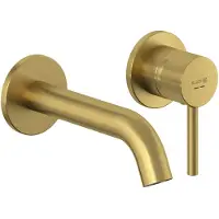 Kludi Bozz - Inbouw wastafelkraan, 2-gats installatie, geborsteld goud 38244N076