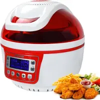 Syntrox Germany Heißluftfritteuse XXL Fligar | Heissluftofen | Airfryer | ohne Fett