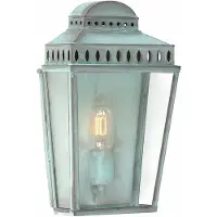 Elstead Lighting LED Wand Buitenlamp Mansion House | 1X E27 Max 60W | IP44 | Dimbaar | Verdigris