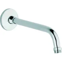 GROHE Relexa douchearm voor wand 20cm 1 2 aansluiting met rozet chroom 27406000