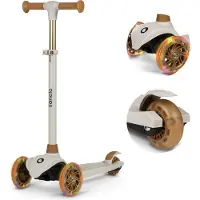 Lionelo Jessy Kinderstep - 3 wielen Step - Speelgoed voor kinderen van 3+ - tot 50kg - LED verlichting in de wielen - hoogte verstelbaar 65-70-75-80 cm