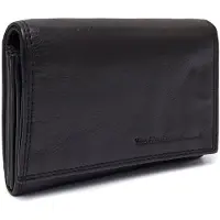 The Chesterfield Brand Leren Portemonnee Avola Wallet Black Zwart