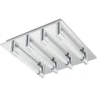 Eglo Led plafondlamp Velarde 4-lichts grijs