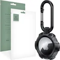 TechProtection Tech Protection Carbon AirTag 1 / 2 Sleutelhanger Zwart