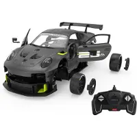 Jamara Porsche 911 GT2 RS Clubsport 25 1:18 grijs 2,4 GHz kit