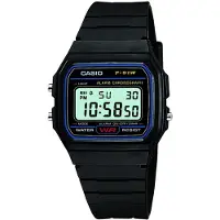 Casio Digitaal horloge blauw / geel / rood / zwart