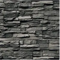Schulte badkamer achterwand - steen antraciet - 100x255 - zelf inkortbaar en zelfklevend - wanddecoratie - muurdecoratie - wandpanelen - muurbekleding