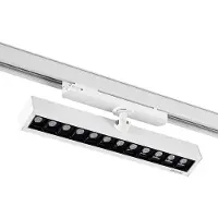 Arcchio Millay LED railspot wit 3000K, wit / opaal, Werkkamer / Kantoor, Aluminium, Modern, railverlichting
