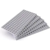 LEGO Bouwplaten 8x16 Licht blauwachtig grijs - Licht blauwachtig grijze plaat 92438 NIEUW - 5 stuks. (92438, LEGO Accessoires)