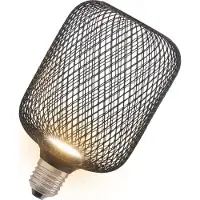 Osram LED lamp E27 | Square 100 | Zwart | Decor Flat | 2700K | 3.5W (28W)