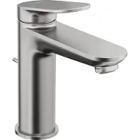 Duravit Wave - Wastafelkraan met afvoer, geborsteld rvs WA1020001070