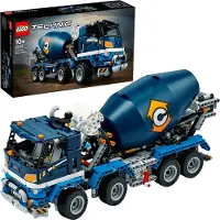 LEGO 42112 Technic Betonmixer-vrachtwagen, mengmachine, speelgoed voor kinderen vanaf 10 jaar, bouwvoertuig met interactieve functies