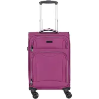 D & n lederwaren Trolley 'Travel Line 9204' lila / zwart