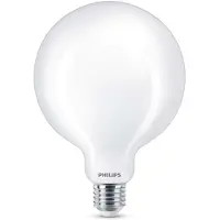 Philips Matte gloeilamp met traditionele uitstraling, 75 W, G120, E27, 8,5 W, 75 W, E27, 1055 lm, 15000 uur, Warm wit