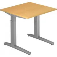 Hjh OFFICE PRO XTRA XB 8 SS - Beuken 80 x 80 Tafelhoogte I In hoogte verstelbaar