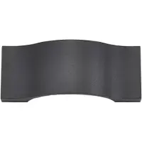 LUCANDE LED-wandlamp buiten JACE, zwart, Aluminium, Modern, LED wandlamp buiten
