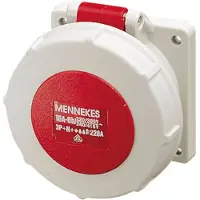 MENNEKES CEE 16A 5-Pool IP67 Paneelmontage Stopcontact 400V - 228A