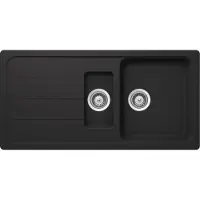 Schock Spoelbak FORMHAUS D-150L, afmetingen 1000 x 500 mm, kleur onyx, modelnummer FOMD150LUGON