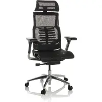 Hjh OFFICE Bureaustoel / Directiestoel POFIT GEN2 Netstof zwart