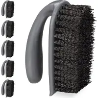 Relaxdays handborstel harde haren - 6 stuks - met greep - schrobber - badkamer - keuken