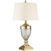 Elstead Lighting LED Tafellamp Dennison | 1X E27 Max 60W | Brushed Brass