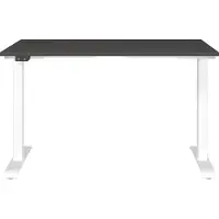 Germania GW-Mailand Hoogteverstelbaar Zit-sta-bureau Grafiet T-Voet 1,200 (B) x 800 (D) x 1,200 (H) mm Spaanplaat, metaal