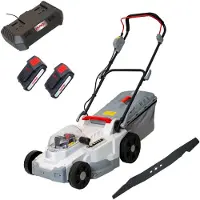 Ikra Accu-grasmaaier ICM 2/2037 | 2x20V | 37 cm maaibreedte | 5 snijhoogtes | 40 liter opvangbak | Mulchkit, reservemessen, 2 accu's en dubbele snellader