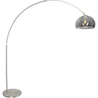 Steinhauer Vloerlamp Sparkled Light 7268ST+K11130S Staal-Grijs Kunststof