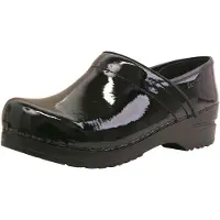 Sanita Klomp Women Original Professiomel Patent Black-Schoenmaat 38