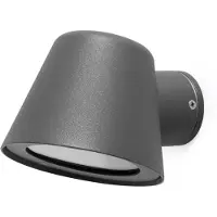 Faro Gina - wandverlichting - 11,5 x 15 x 9 cm - IP44 - donkergrijs