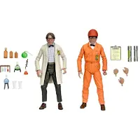 NECA Turtles II - Het geheim van het slijm Actiefiguren 2-Pack Labjas Professor Perry en Hazmat Suit Pr
