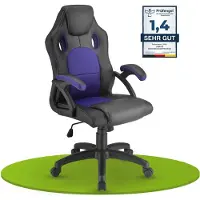 Juskys Bureaustoel / Gamingstoel - Montreal - Violet