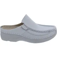 Wolky Klomp Women Roll Slide Printed Leather White 22-Schoenmaat 41